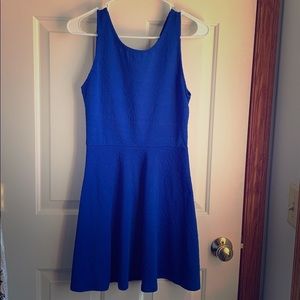 Royal blue dress